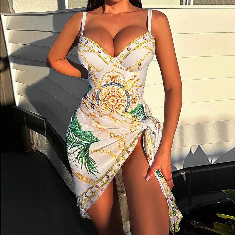 💃Women’s One-Piece Swimsuit & Cover-Up Set🔥 - Image 6