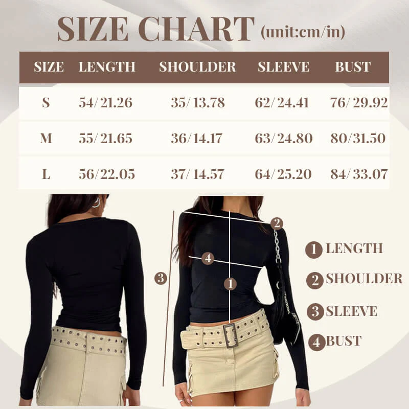 🔥Women’s Basic Slim Open Navel T-shirt🔥 - Image 13