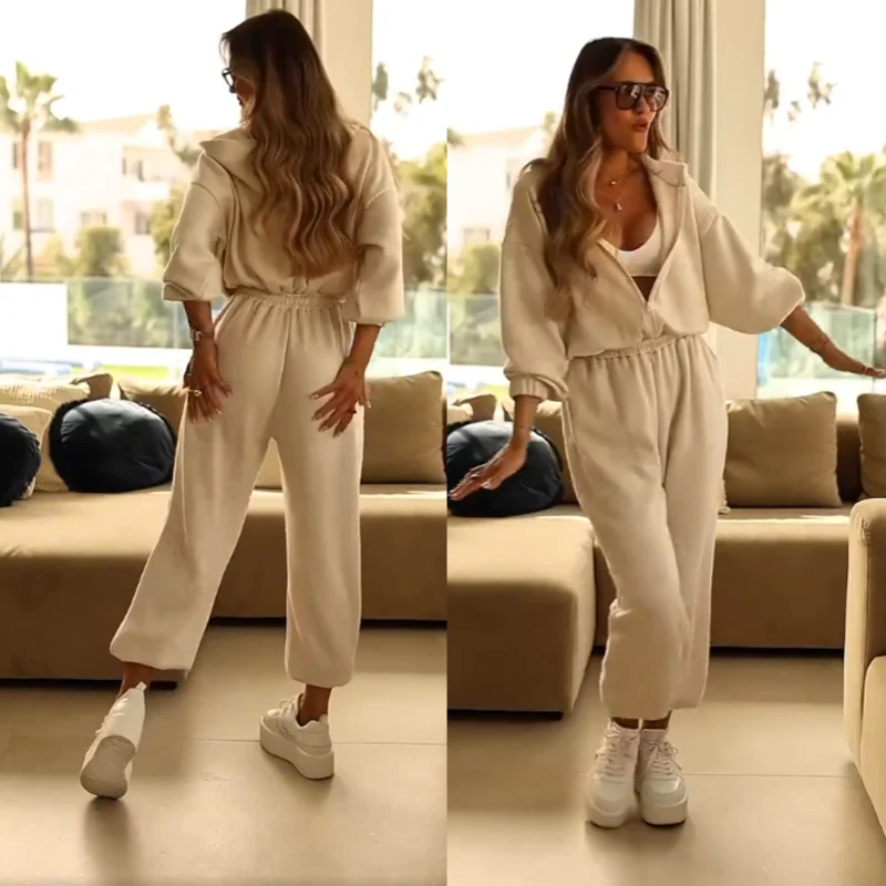 👖New arrival 40% OFF!🥰Women's Casual Hooded Jumpsuit - Image 4