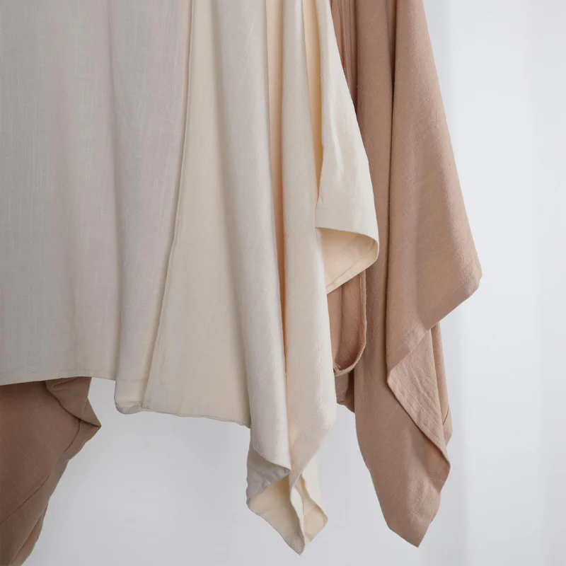 Women's 3/4 Sleeve Front-Open Loose Shawl - Image 5