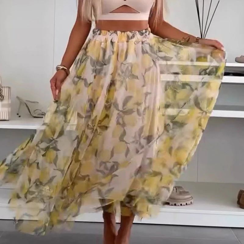✨Women's Casual Printed Tulle Skirt - Image 2