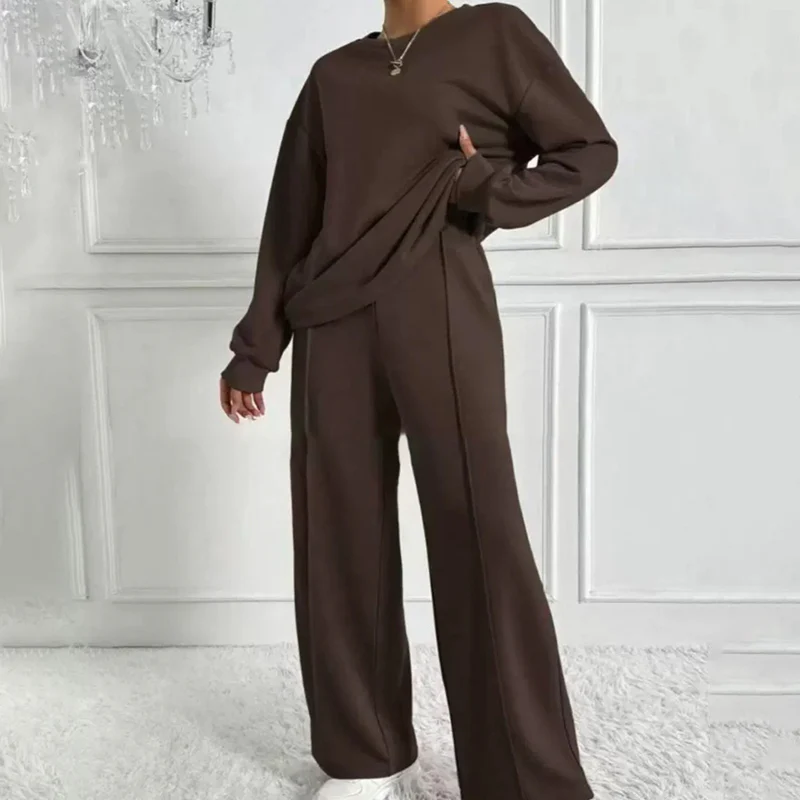 🏖️40% off!🌞Women's Cozy Long-Sleeve Top & Pants Set🆒 - Image 3