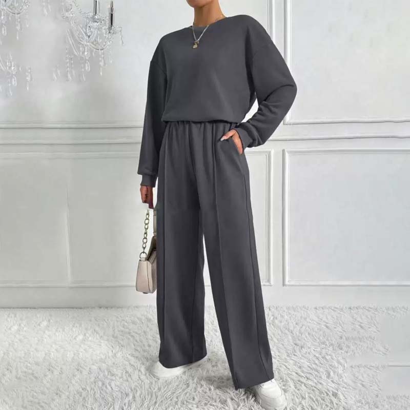 🏖️40% off!🌞Women's Cozy Long-Sleeve Top & Pants Set🆒 - Image 6