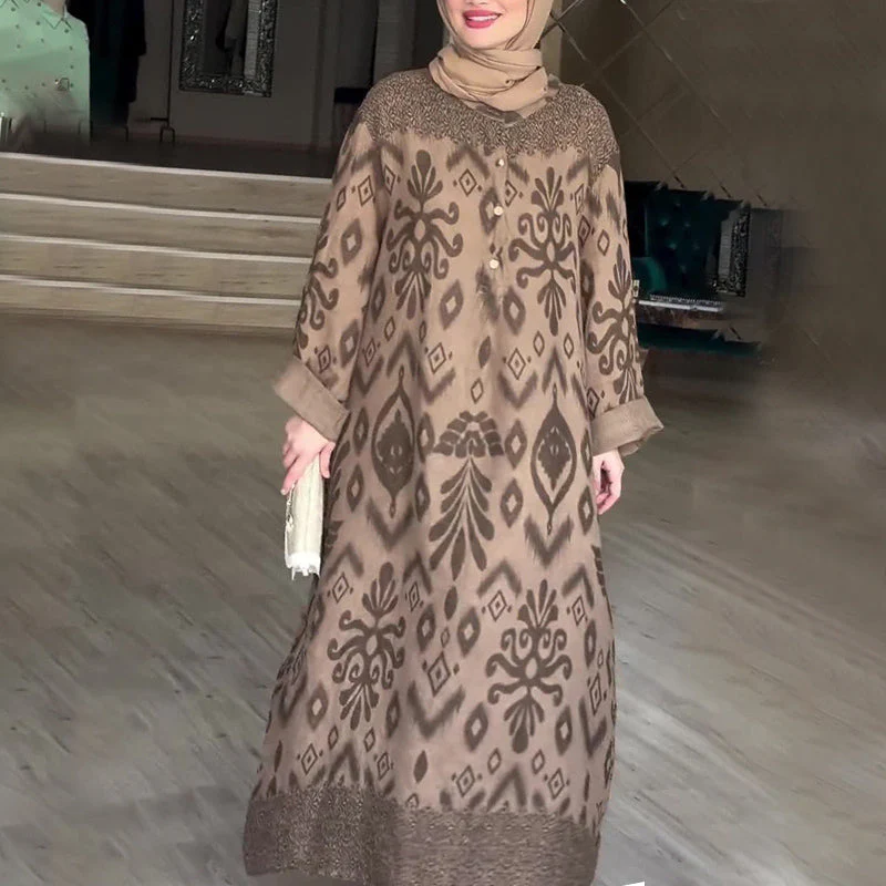 🔥New Year Specials🔥Women’s Graceful Long-Sleeve Maxi Dress - Image 3