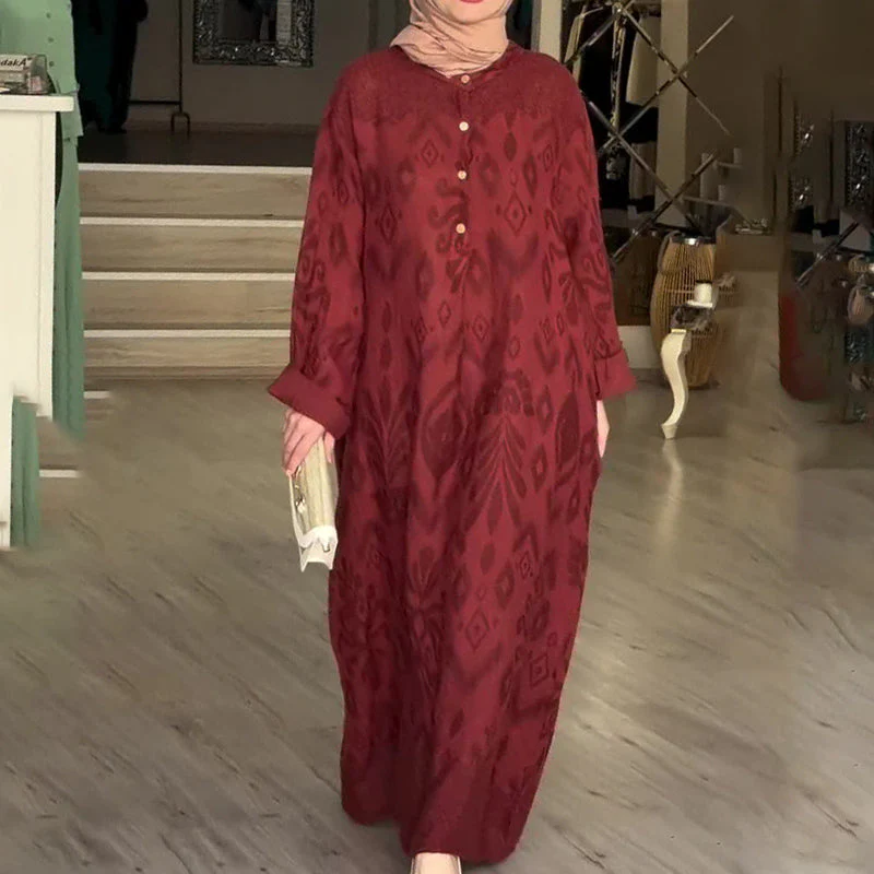 🔥New Year Specials🔥Women’s Graceful Long-Sleeve Maxi Dress - Image 4