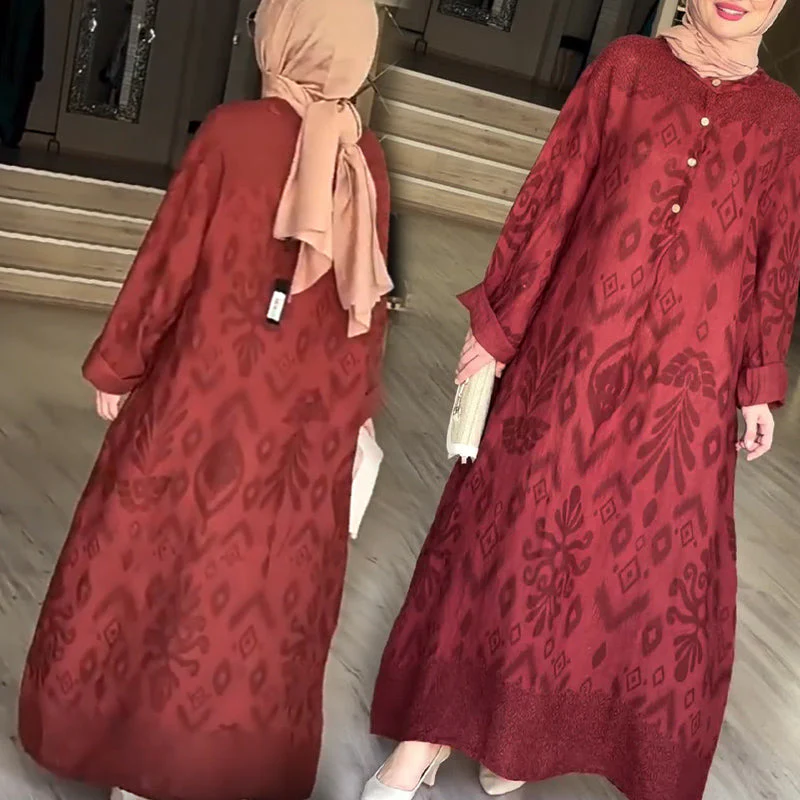 🔥New Year Specials🔥Women’s Graceful Long-Sleeve Maxi Dress - Image 5