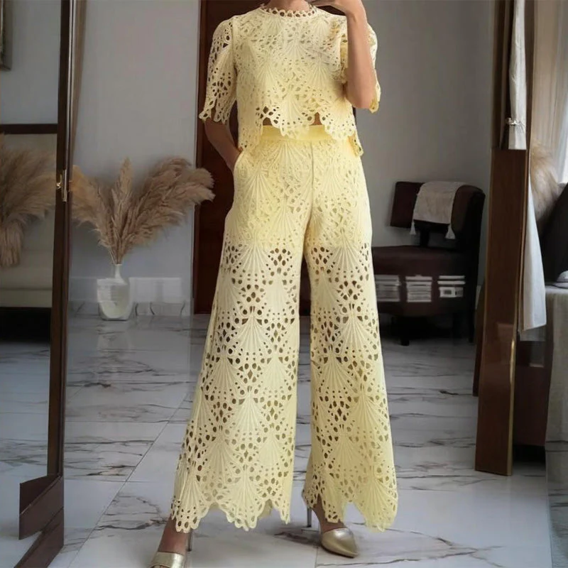 🌸 50% Discount 💖 Two-piece lace suits for women - Image 7