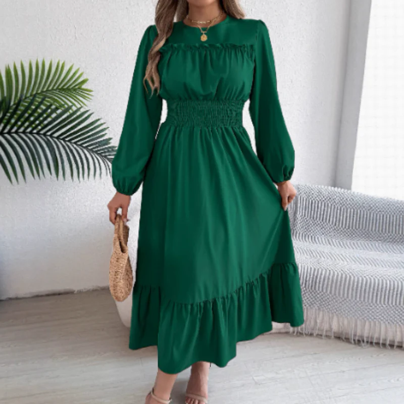 👗New arrival 40% OFF!🥰Women's Long-Sleeve Smocked Ruffle Maxi Dress - Image 10