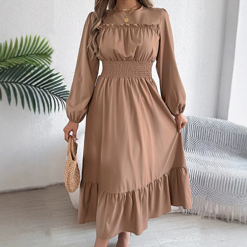 👗New arrival 40% OFF!🥰Women's Long-Sleeve Smocked Ruffle Maxi Dress - Image 8