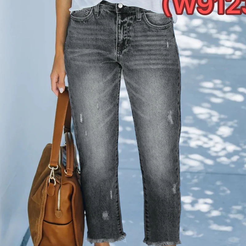 👖New arrival 40% OFF!🥰Women’s Retro Cropped Straight-Leg Jeans - Image 12