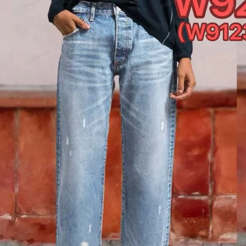 👖New arrival 40% OFF!🥰Women’s Retro Cropped Straight-Leg Jeans - Image 14
