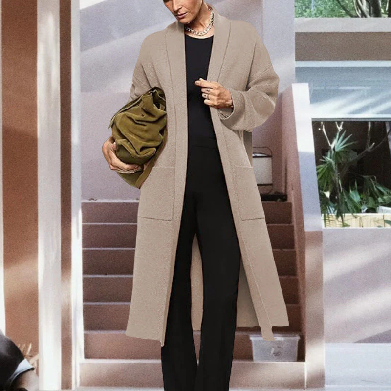 Women's Warm Cardigan with Large Pockets - Image 13