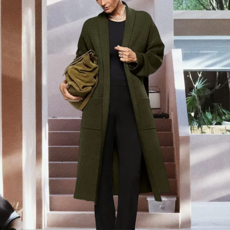 Women's Warm Cardigan with Large Pockets - Image 14