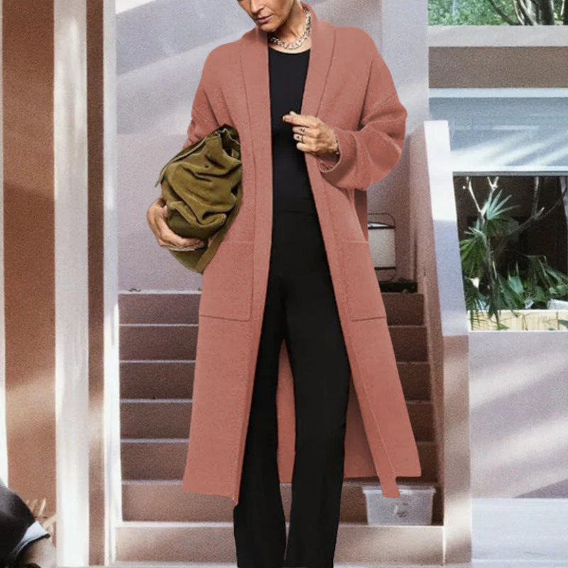 Women's Warm Cardigan with Large Pockets - Image 15