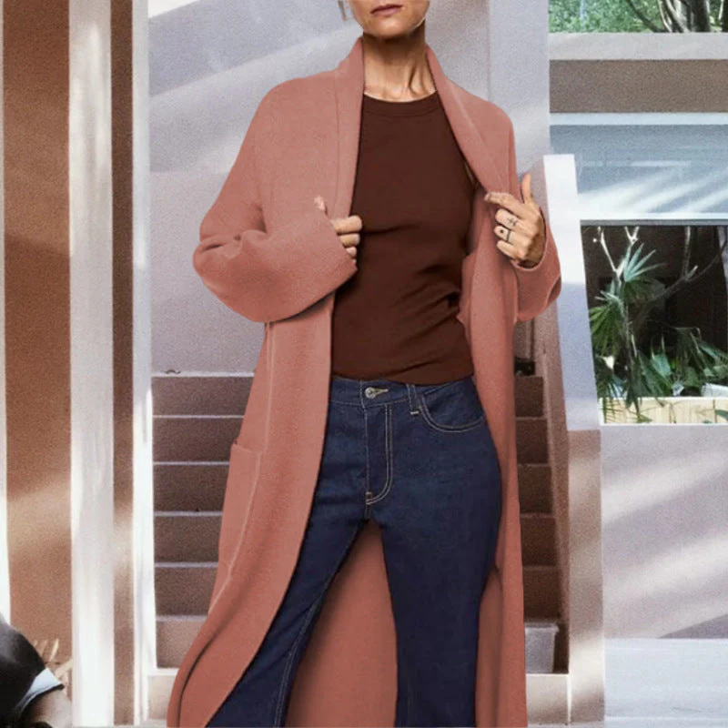 Women's Warm Cardigan with Large Pockets - Image 9