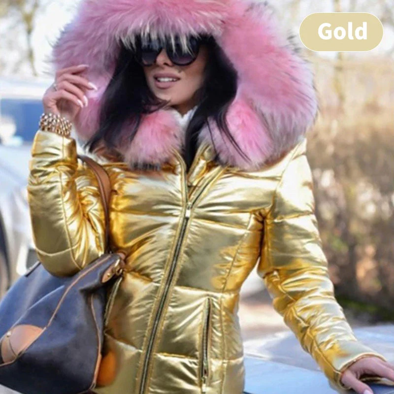 🐏 New warm and thick faux fur trench coat, which makes your winter both stylish and warm - Image 11