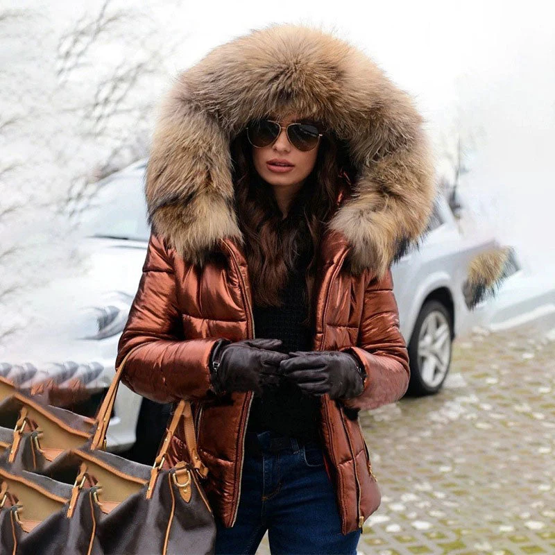 🐏 New warm and thick faux fur trench coat, which makes your winter both stylish and warm - Image 5