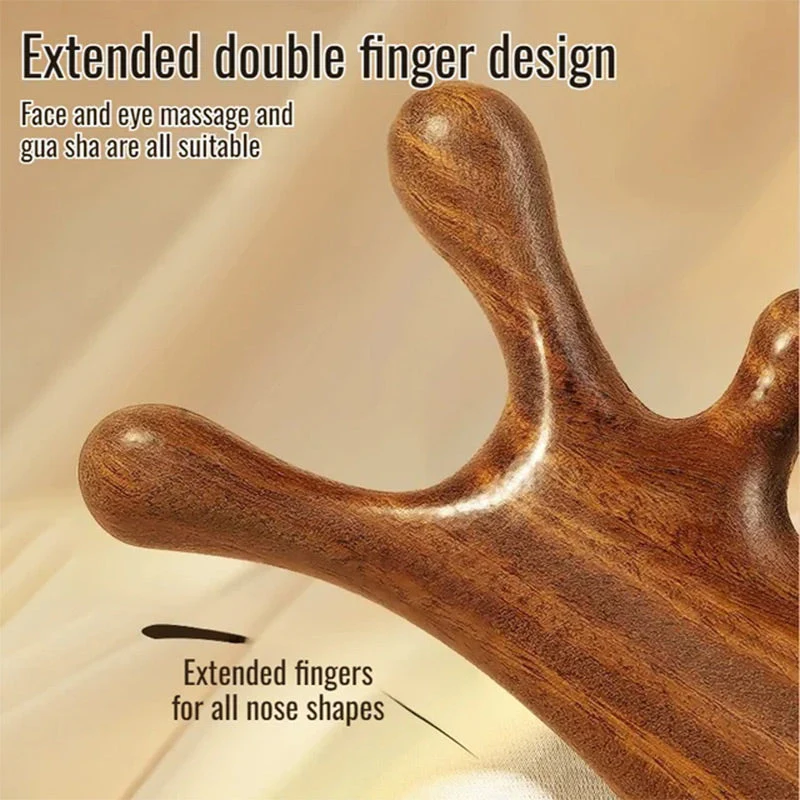🥳New Year Specials🥳4-in-1 Wooden Scalp Massage Comb Gua Sha Tool - Image 4