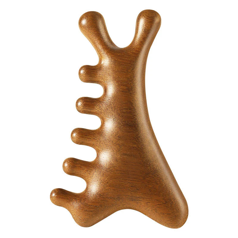🥳New Year Specials🥳4-in-1 Wooden Scalp Massage Comb Gua Sha Tool - Image 8