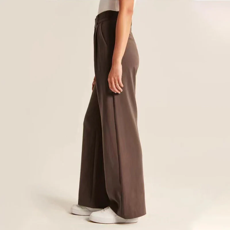 👖40% OFF🎐Women's Smart & Casual High Waisted Straight Leg Work Trousers - Image 5