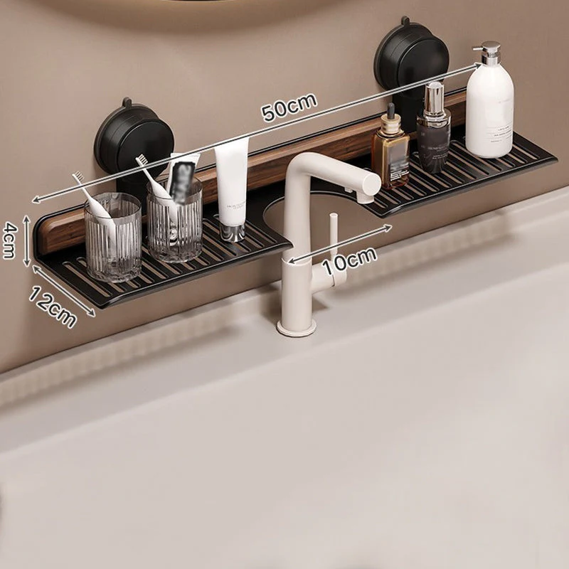 🔥 Bestsellers Recommended – The Furniture Hits of 2025🔥 Walnut Suction Cup Bathroom Shelf - Image 12
