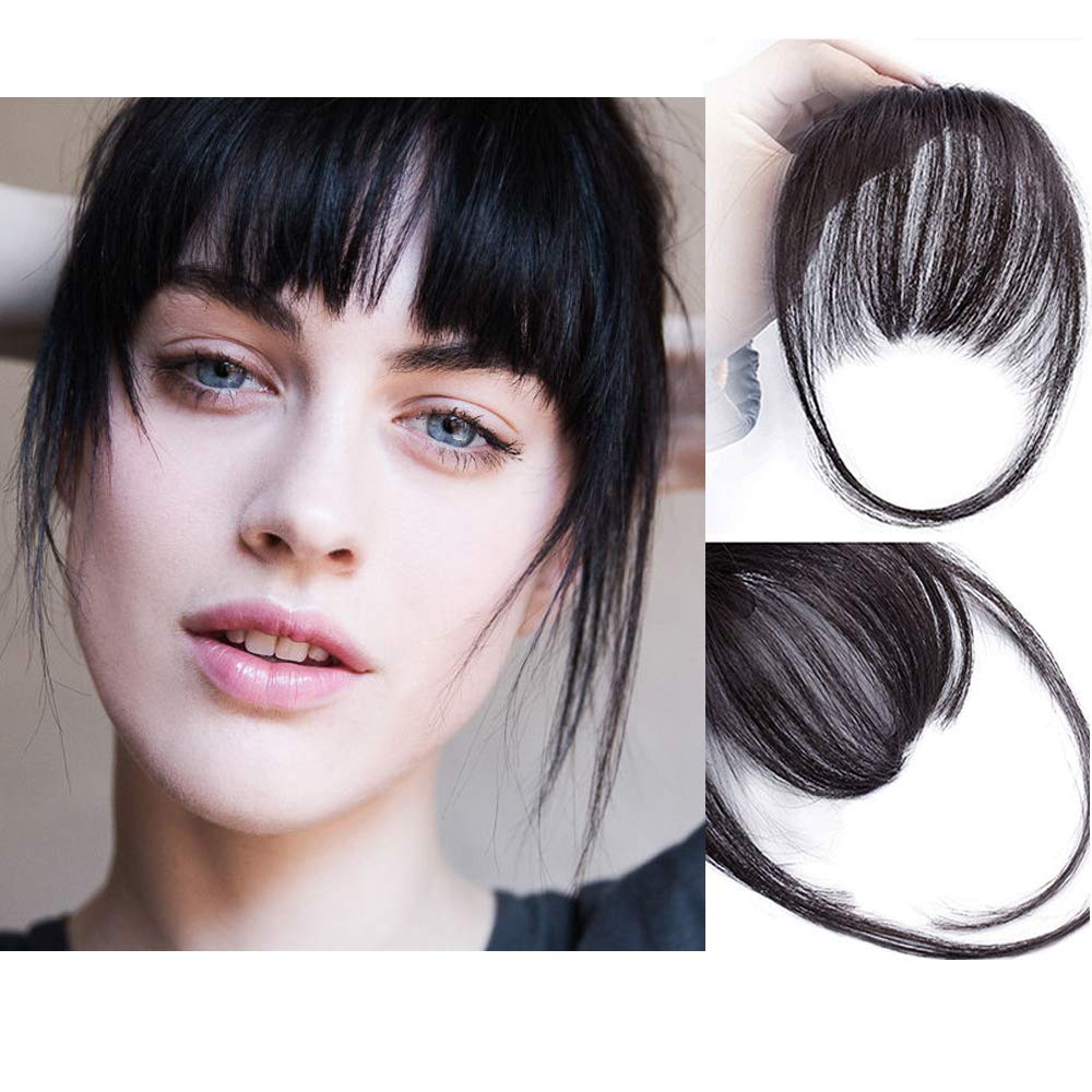 🎀Hot Sale 50% OFF🎀Clip In Bangs 100% Human Hair Extensions Air Bangs - Image 3