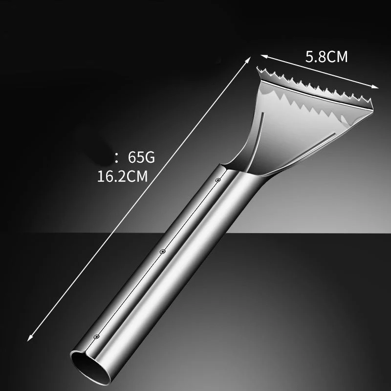 Sharp Stainless Steel Fish Scaler - Image 9